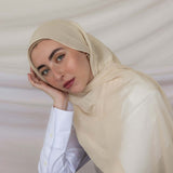 Crema Crepe Chiffon