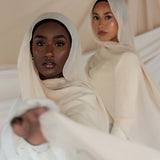 Crema Crepe Chiffon