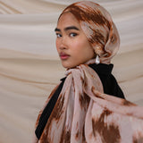 Cheetah Camo printed hijab by VELA, combining animal print and camo for a fun, edgy style