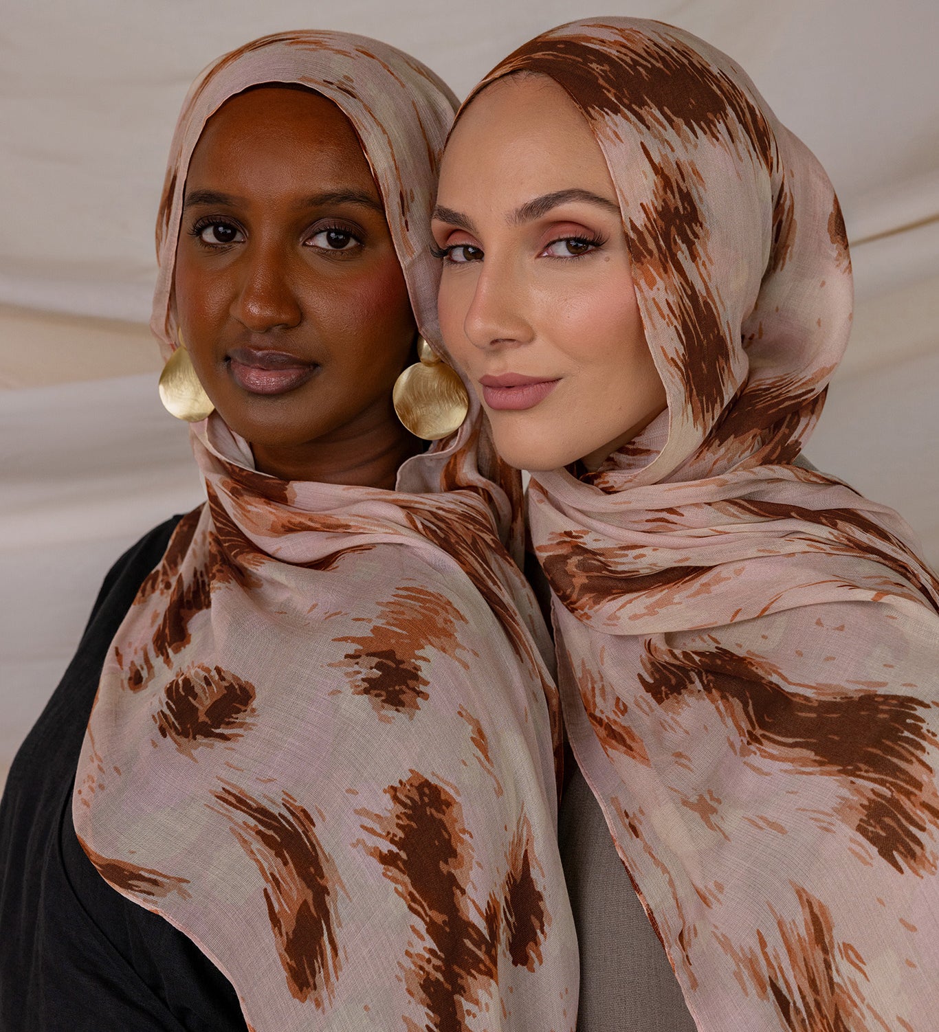 VELA’s Cheetah Camo hijab, perfect for adding a wild touch to your everyday look