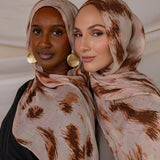 VELA’s Cheetah Camo hijab, perfect for adding a wild touch to your everyday look