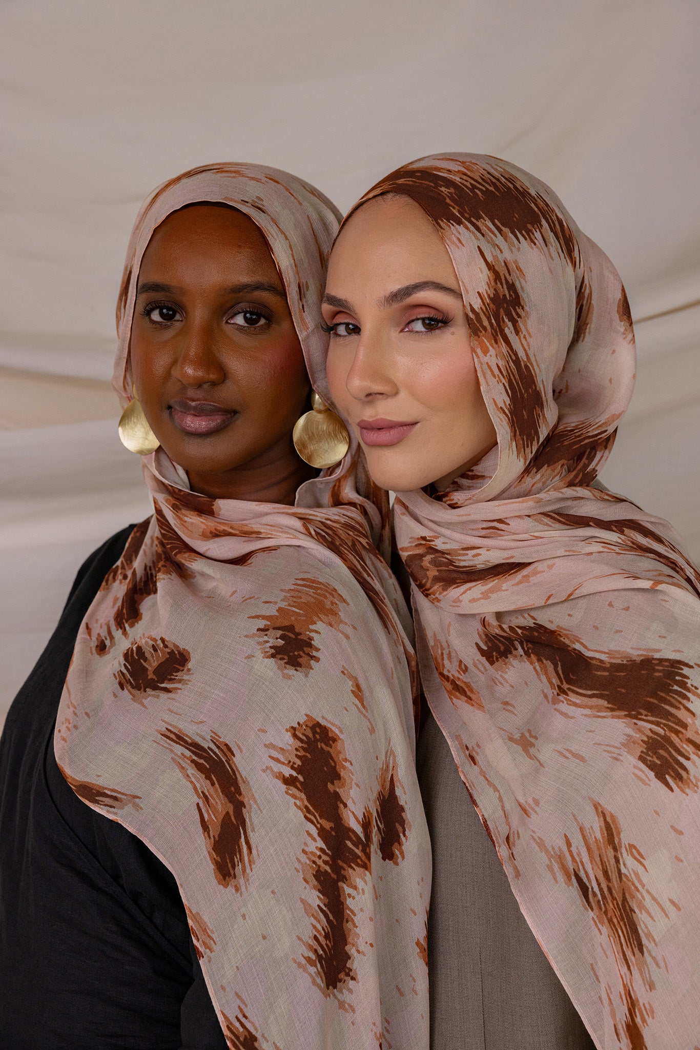 VELA’s Cheetah Camo hijab, perfect for adding a wild touch to your everyday look