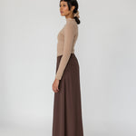 Softly tailored wide-leg pants perfect for pairing with long tops or modest layers