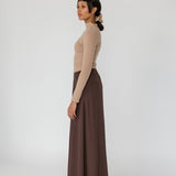 Softly tailored wide-leg pants perfect for pairing with long tops or modest layers
