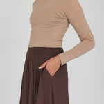 Versatile wide-leg pants with a flattering fit and soft tailored finish