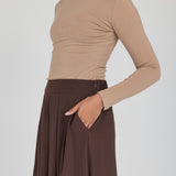 Versatile wide-leg pants with a flattering fit and soft tailored finish