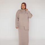 Mixed Rib Pullover