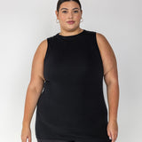 Mock Neck Tank Ink