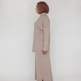 Mixed Rib Pullover