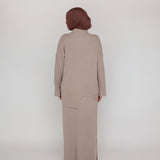 Mixed Rib Skirt