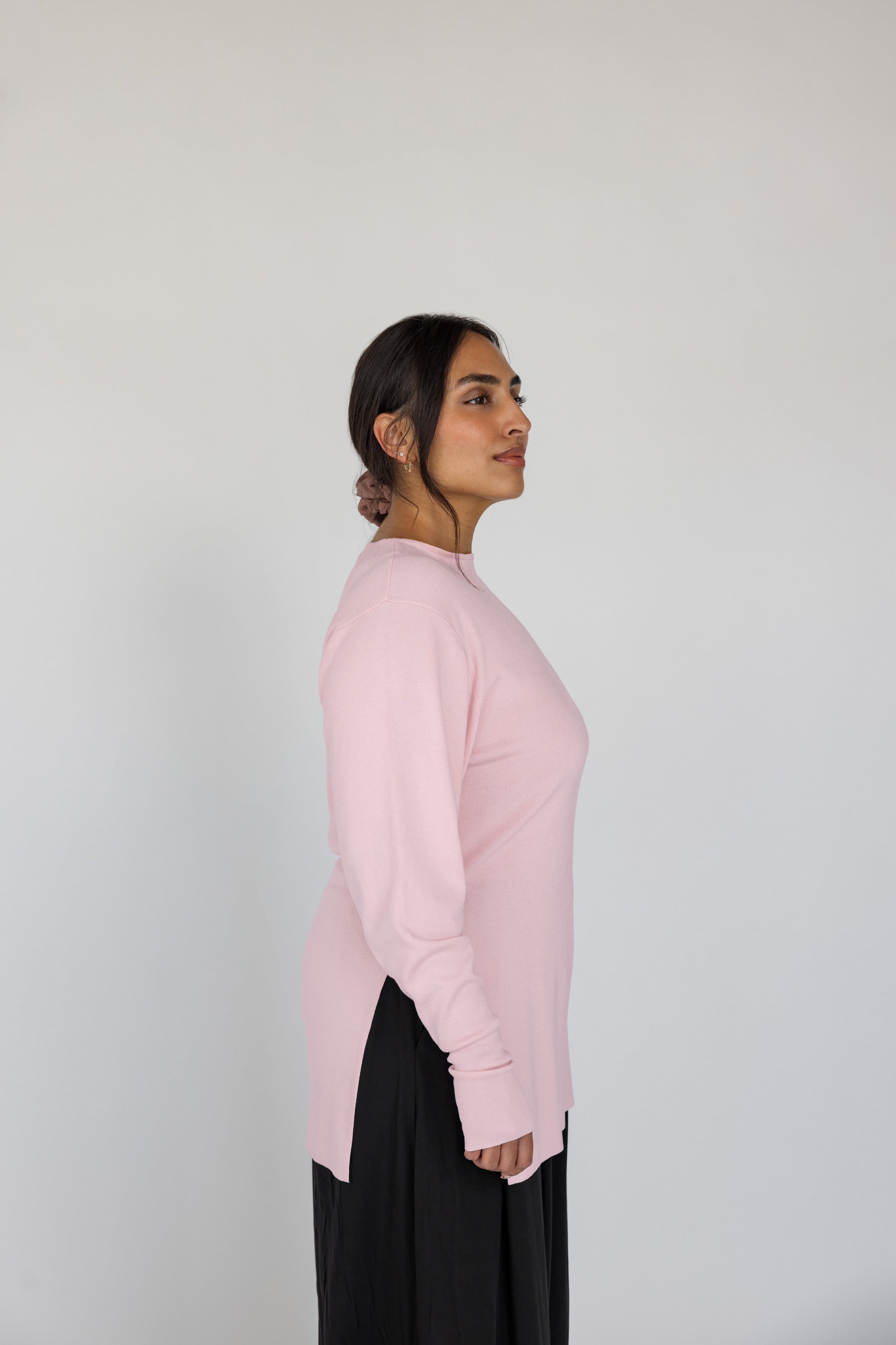Side Slit Top Pink - Image 3