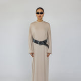 Boxy Knit Dress Oat