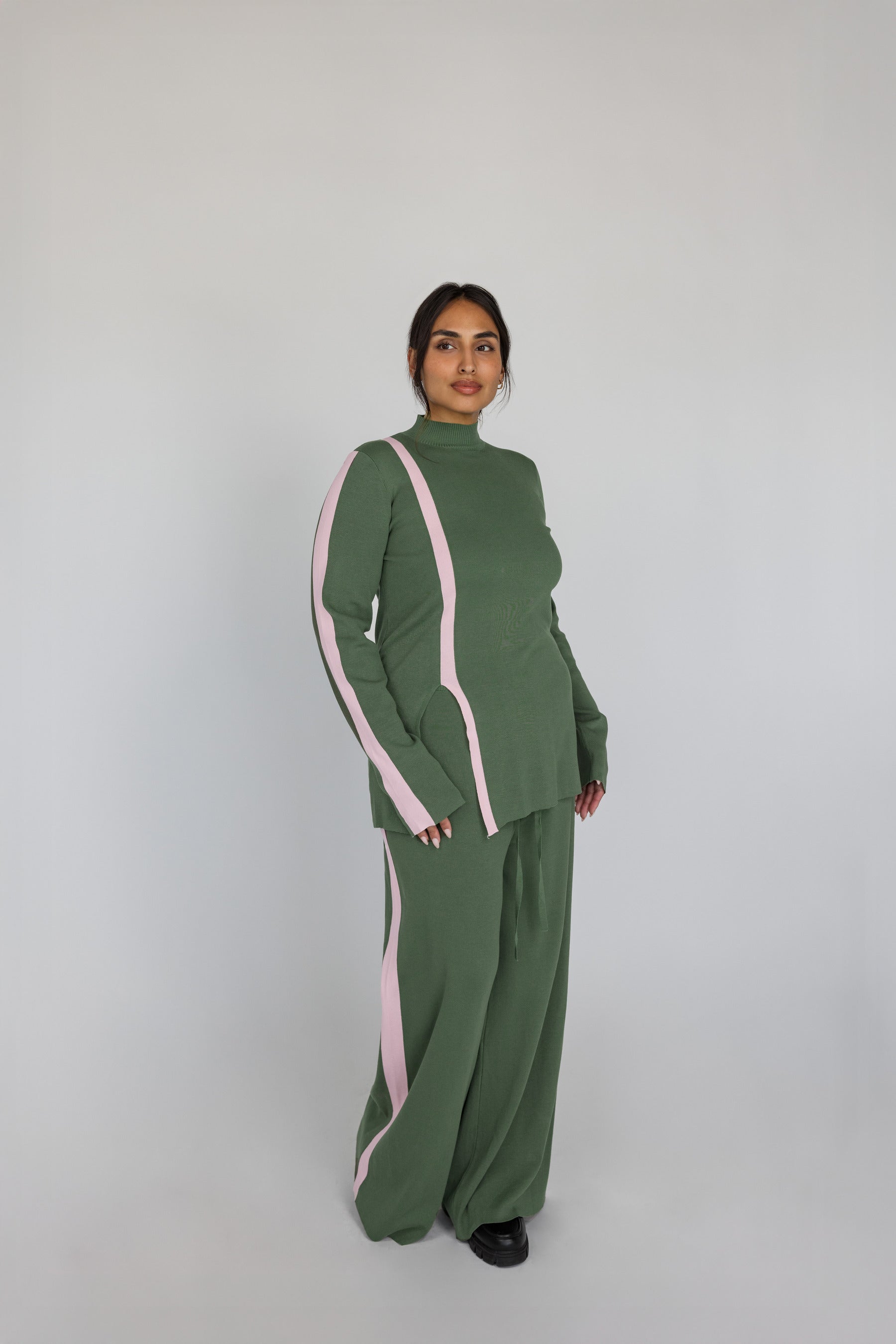 Sport Stripe Pant Olive - Image 8