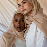 Café Cream Silk Chiffon