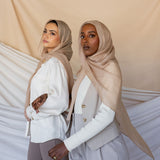 Café Cream Silk Chiffon