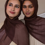 Espresso Quartz Crinkle Chiffon