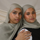 Cedar Mist Silk Chiffon