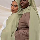 Olive Chiffon