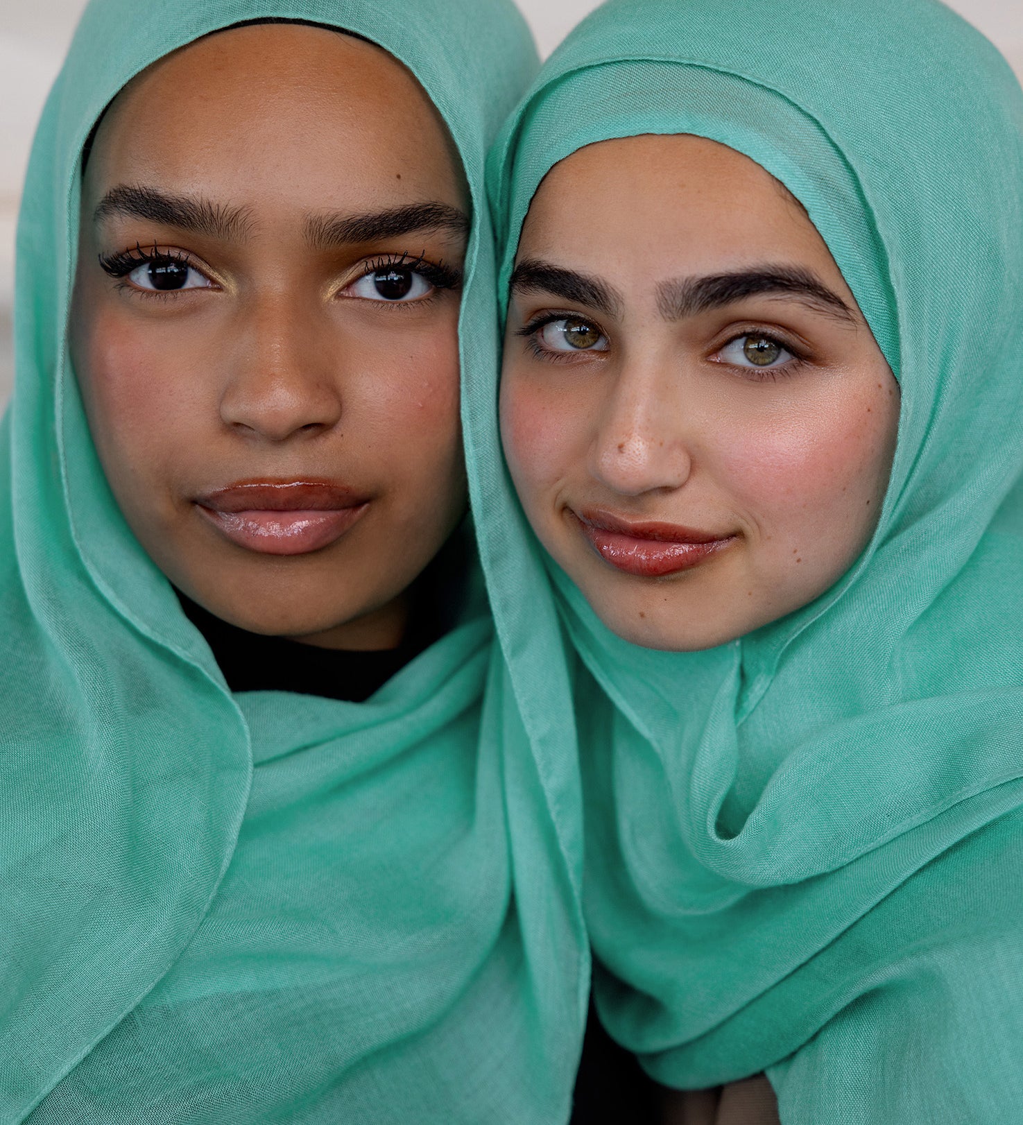 Fairuz Blue VELA hijabs crafted for comfort and versatility, with a smooth, breezy texture