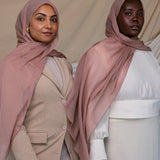 Soft Blush Crinkle Chiffon