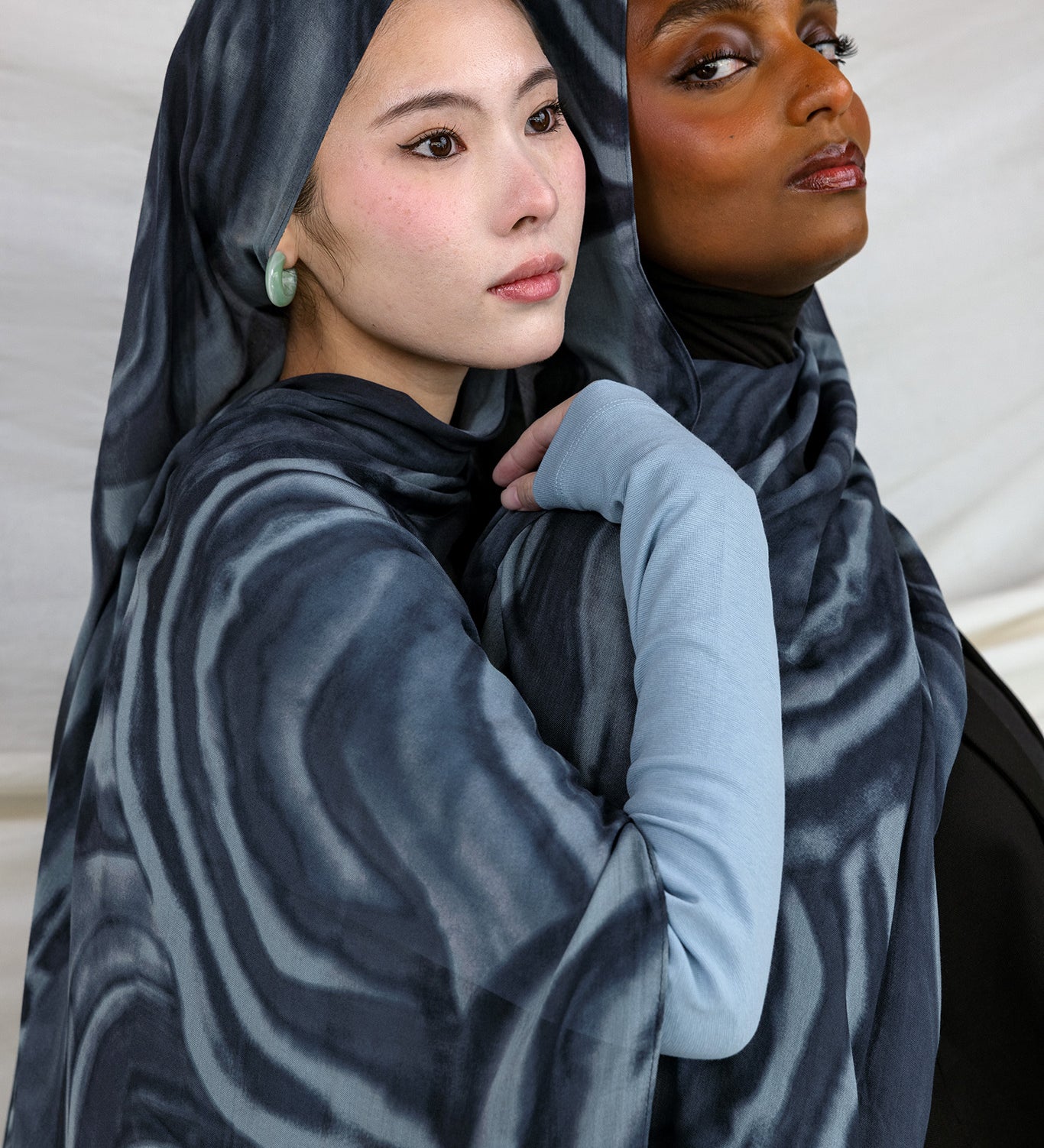 Soft printed hijab with breathable texture and long-lasting comfort.