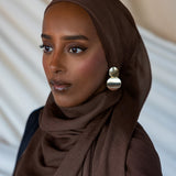 Cocoa Silk Chiffon