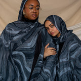 Navy Sediment Abaya