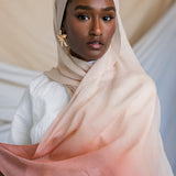 Blush Ombre Silk Chiffon