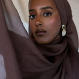 Cocoa Silk Chiffon