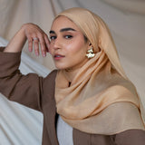 Gold Dust Silk Chiffon