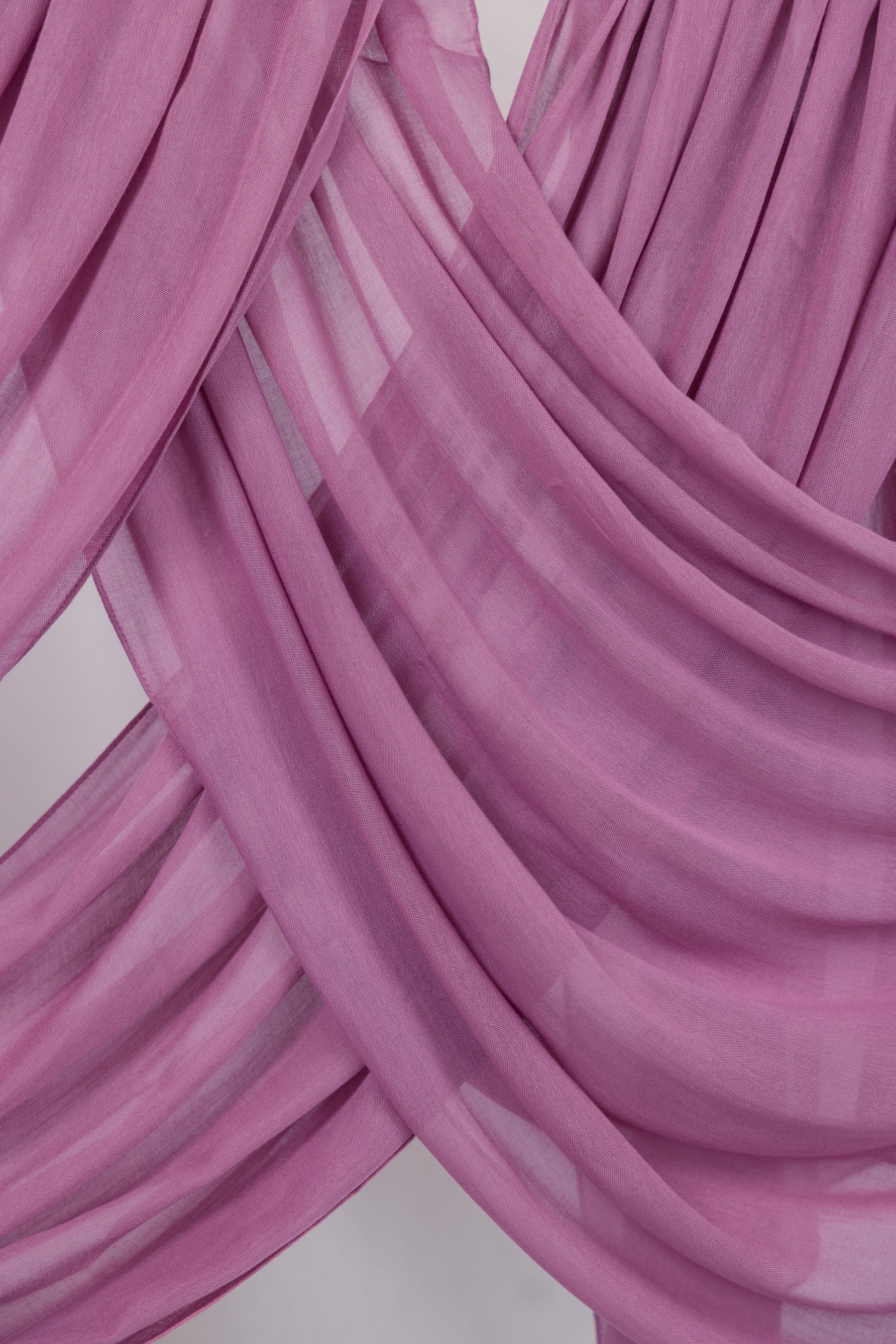 Soft and breathable Mermaid Pink hijab by VELA, designed with comfort and subtle sophistication in mind