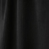 Jet Black Crinkle Chiffon