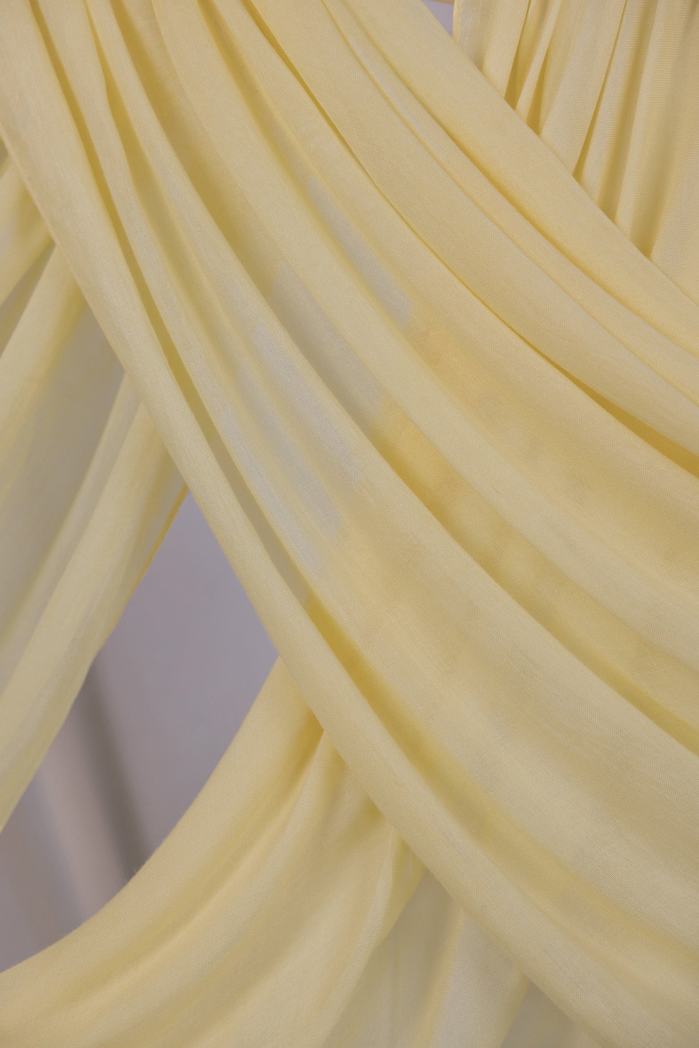 VELA’s signature modal hijab in Yuzu Pie brings a tangy twist to classic elegance