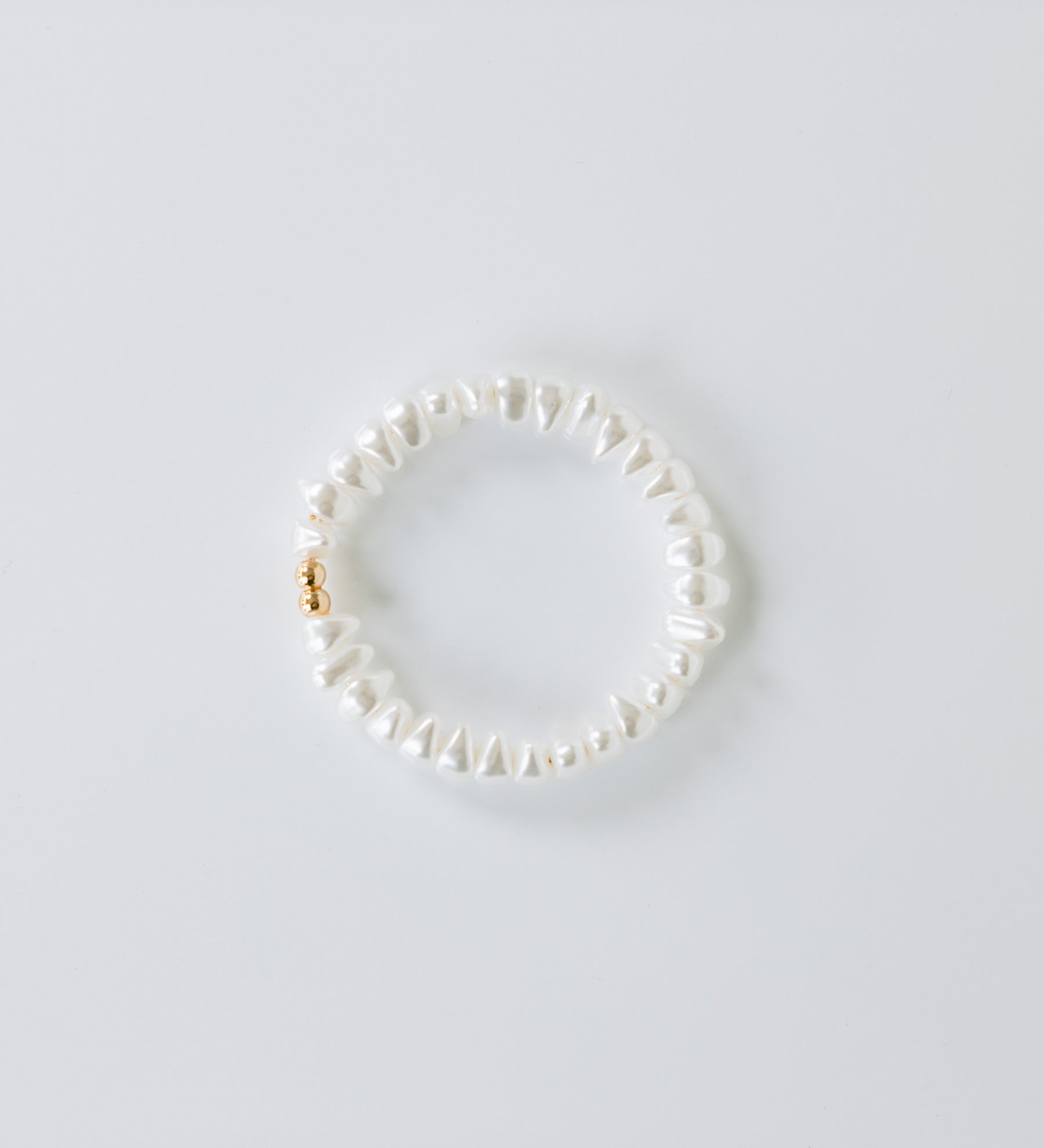 Natural Pearl Hoop