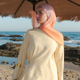 Tie Front Top Yellow