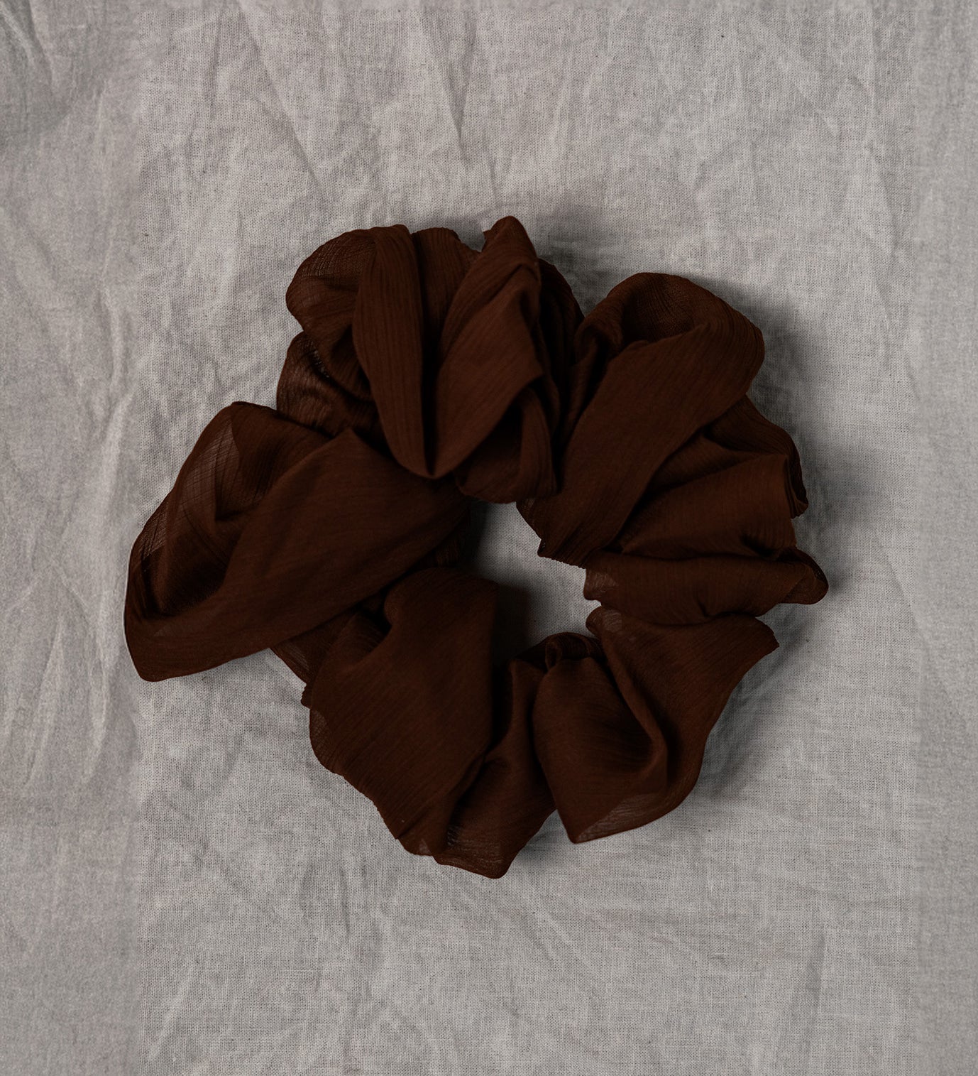 100% up-cycled satin scrunchie