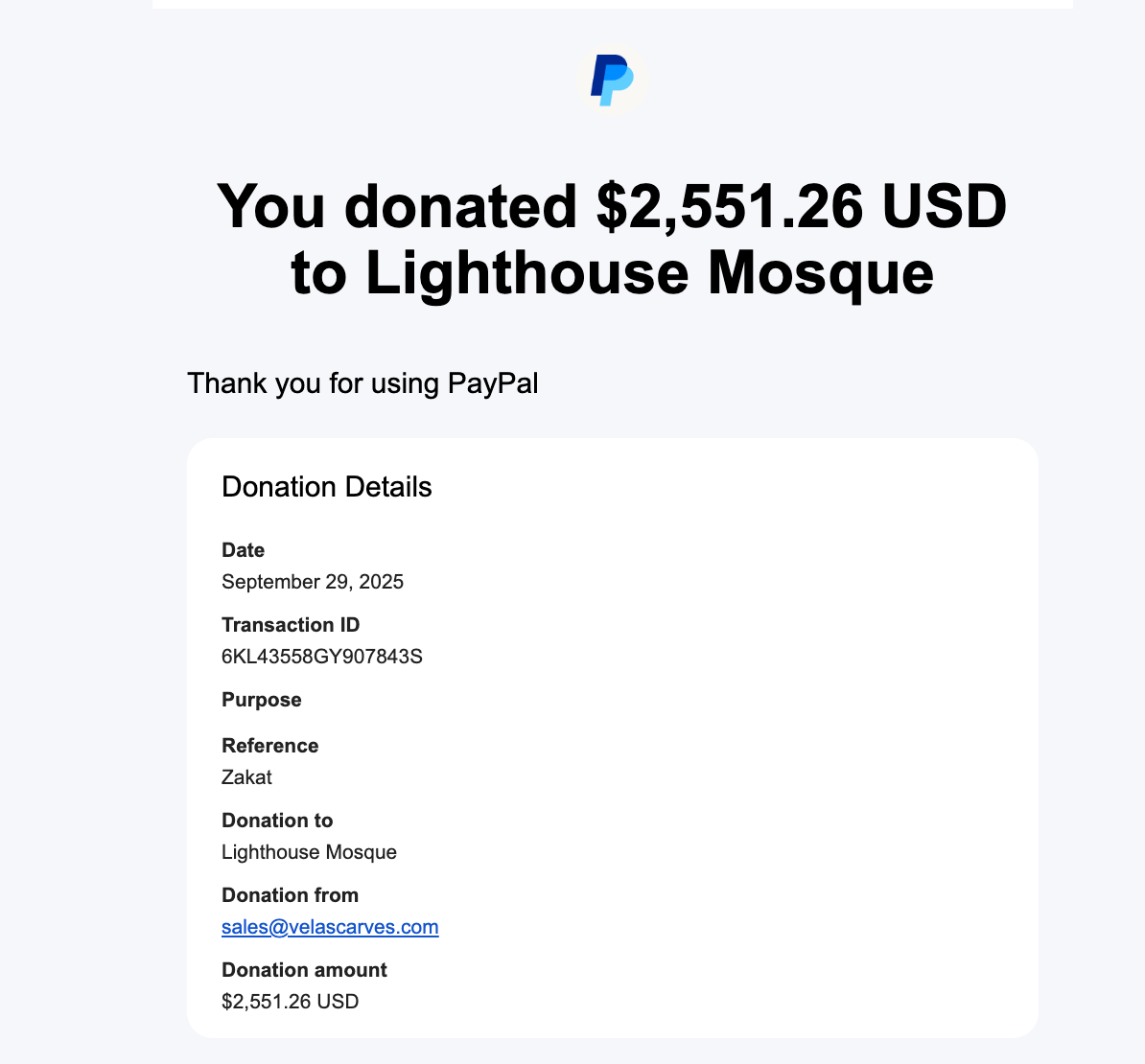 Solidarity Receipt Image