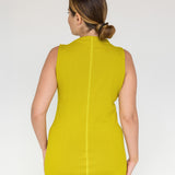 Mock Neck Tank Citrine