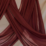 VELA bamboo hijab in a rich amber shade, perfect for cozy looks with a lightweight feel
