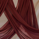 VELA bamboo hijab in a rich amber shade, perfect for cozy looks with a lightweight feel
