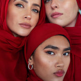 Savvy Rouge Silk Chiffon
