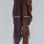 VELA hijab in signature Deep Oak shades, crafted from breathable and luxurious modal