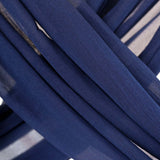 Radiant Navy Silk Chiffon