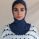 Indigo Ink Contour Hijab