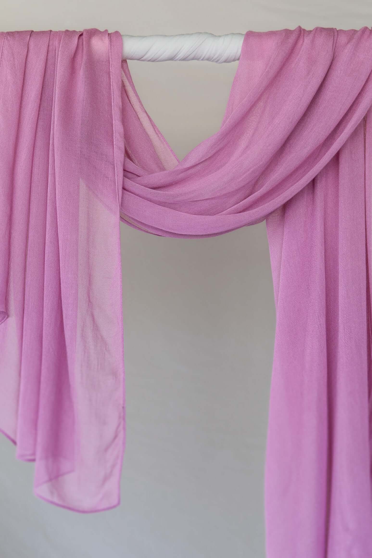 lightweight bamboo hijab that layers easily and complements natural makeup looks.