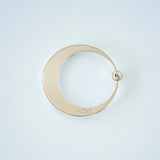 Crescent Moon Hoop