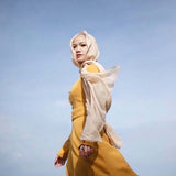 Sand hijab by VELA, crafted in smooth modal for a clean, polished finish and versatile styling