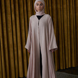 Rose Pleated Abaya