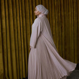 Rose Pleated Abaya