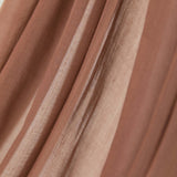 Close up product shot of Toasted Pecan brown hijab.